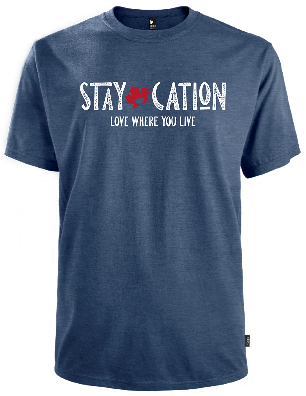 men's navy staycation t-shirt